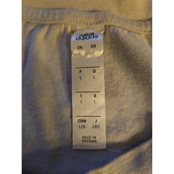 Adidas Vintage Cotton quality Street Shirt Oversize SZ L - Picture 3 of 5